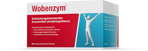 Wobenzym | Entzündungshemmendes Arzneimittel mit Enzym-Komplex | Bromelain, Trypsin und Rutin | Aktiviert die Selbstheilungskräfte, 360 Stück