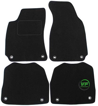 J&J AUTOMOTIVE | Velours Fußmatten Autotepiche Passend Für Superb 1, 2000-2008, Genaue Passform, rutschfeste Untregrund, Verstärkt Im Pedalbereich