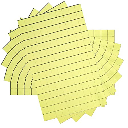 OTOTEC Lot de 5 feuilles de 150 carreaux de mosaïque autocollants carrés en verre pour loisirs créatifs, décoration de boules de Noël, 10 x 10 mm, doré
