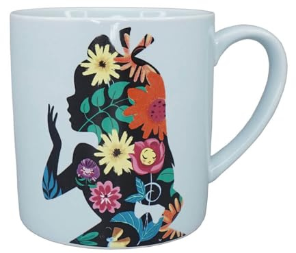 Disney Mug Alice au pays des merveilles – Tasse – 325 ml – Passe au lave-vaisselle et au micro-ondes – Tasse de bureau