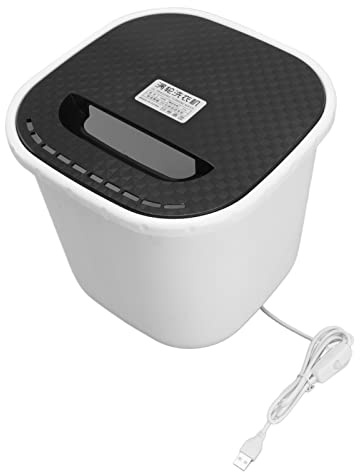 Pssopp Mini-Waschmaschine, USB-Netzteil, Kompakte Waschmaschine, Automatische Abschaltung für Unterwäsche, Socken, Babykleidung, Schönheitszubehör