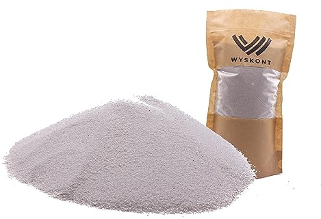 WYSKONT Quarzsand weiße - Aquarium Kies - Aquariumsand 15 kg - Aquarium Deko - Kieselsteine - Zierkies - Flusskies - Deko Sand - Aquarium Bodengrund - Terrarium Sand - Aquariensand 0,2-0,5mm