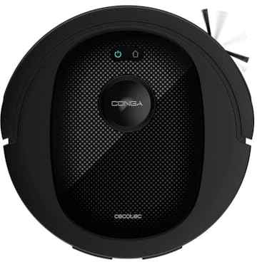 Cecotec Robot aspirapolvere Conga 7490 Ultimate X-Treme. Tecnologia di navigazione laser, Pulizia 4 in 1, 4000 Pa, Autonomia 120 min. Spazzola centrale multifunzione, 3 livelli potenza, APP CECOTEC.