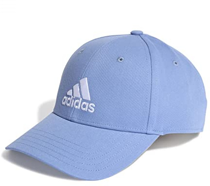 adidas Unisex Cotton Baseball Cap, Blue Fusion/White, S