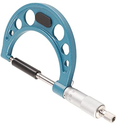 Micrómetro, Micrómetro Exterior de 0,01 Mm con Llave Micrómetro de Espesor de Acero Inoxidable, Micrómetros Exteriores (50-75 mm)