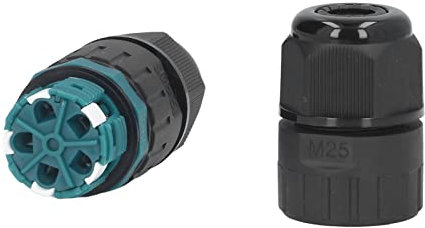 Ip68 Waterproof Connector Push Type Quick Terminal 0.5 2.5Mm² Terminals for M25, Clamping for Yard Outdoor, Adapter Connector Adaptor for Outside, Connectors