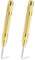 2PCS Centre Punch,Centre Punch for Metal,Spring Punch,Steel Spring Loaded Center Hole Punch Hand Tool with Adjustable Tension,for Wood, Metal, Steel, Aluminum, Brass.