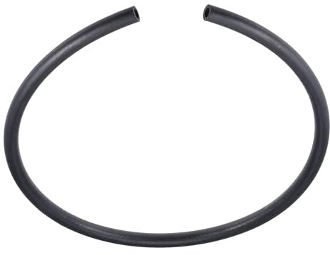 TOP-VIGOR Tuyau d'huile lubrifiante, 10 mm x 17 mm x 1 m, tuyau en caoutchouc pour irrigation, petit équipement, extérieur, jardin, tuyau d'eau, noir