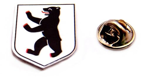 Berlin Pin Wappen Ansteckpin Bundesland Berlin | Pins von Bundesländern und Städten Wappen in bester Qualität