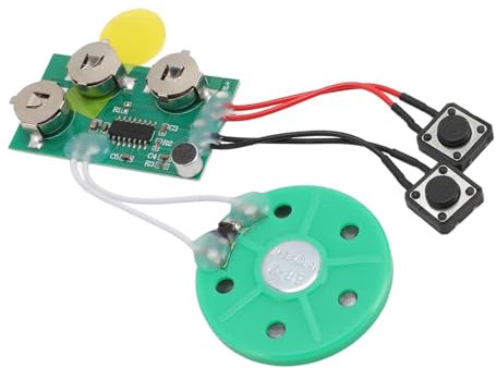 Rekord Soundmodul, 120S DIY Grußkarten Chip Musik Sound Sprach Aufnahmemodul Geräte Chip, Loop Wiedergabe, Schlüsselaktivierungen für DIY Audiokarten Weihnachten