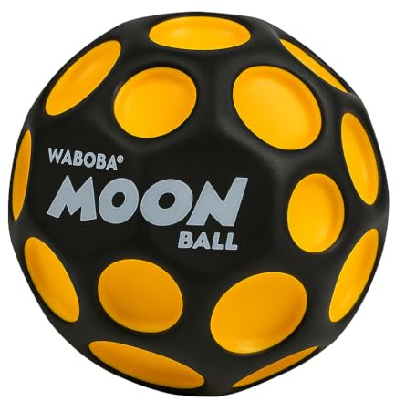 Waboba UV Moon Ball – Pelota Hiper Rebotadora con Color Reactivo a los Rayos UV – Rebota hasta 30 Metros – Emite un Sonido “Pop” al Impactar – Juguete de Exterior para Niños, Adolescentes y Adultos