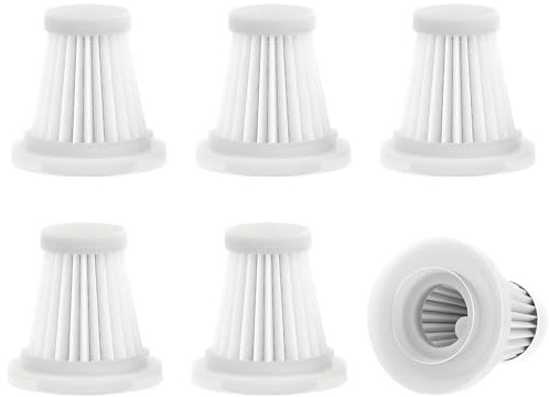 6er-Pack Ersatzfilter FüR Hepa Filter,Waschbar FüR Hepa Filter Staubsauger,Und FüR Kabellosen Mini Filter FüR Staubsauger,FüR Antifnuo Handstaubsauger,Auto-Handstaubsauger (6)
