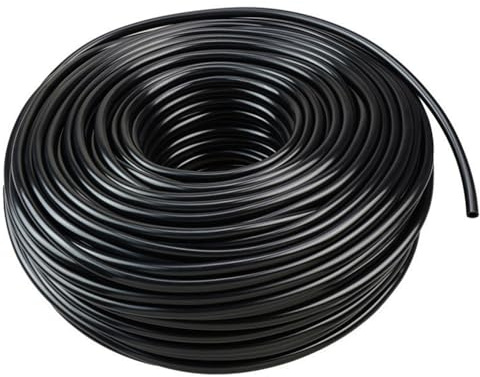 Baobiutin Tubo per Irrigazione a Goccia da 1/4 di Pollice 55 Yard Tubo Flessibile per Irrigazione a Goccia Prova di Esplosione per per Agricoltura Prato Giardino