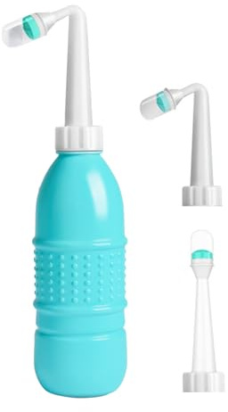 Ergonomic Cleansing Bottle - Feminine Douche System for Women | Reusable Syringe Cleaner with Comfortable Grip, Hygienic Washing Accessory, Bathroom Travel Kit for Female Care