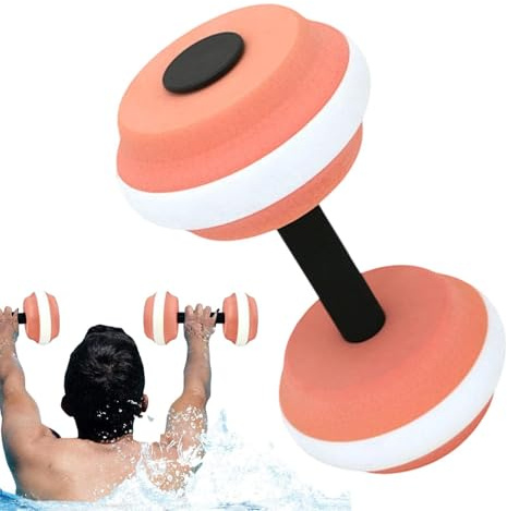 Manubri per acquafitness - attrezzo per l'allenamento in acqua 27x14,5 cm, peso di resistenza in EVA | Il design del materiale leggero consente esperienze di utilizzo confortevoli su base regolare, ac