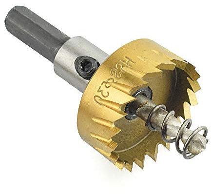 BE-TOOL Titan Lochsäge HSS 12-65mm Werkzeug Bohrer-Set für Stahl, Edelstahl, Eisen, Kupfer, Messing, Aluminium, Fiberglas, Formica