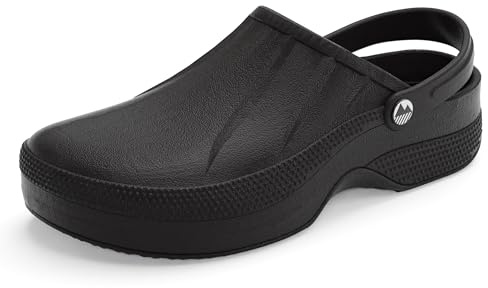 Lakeland Active Women’s Allonby Waterproof Wide Fit Clogs for Garden Work Theatre Kitchen - Black - 7 UK
