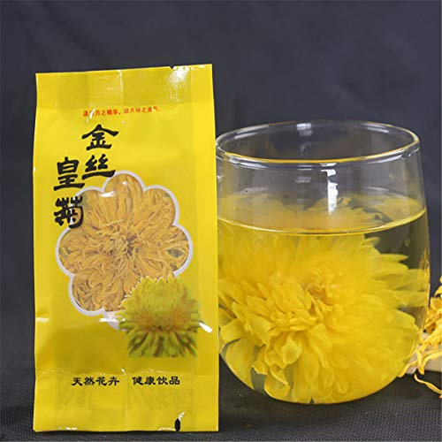 Specialità cinese Tè alle erbe Seta dorata organica Grande crisantemo Nuova fragranza Tè Assistenza sanitaria Tè ai fiori Grado superiore Cibo verde sano (50pcs)