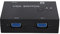 Annadue 2 Port VGA Switcher,2 in 1 Out VGA Manual Switch mit USB Kabel,2 PC zu 1 VGA Switch Box, 2 Hosts in 1 Bildschirm