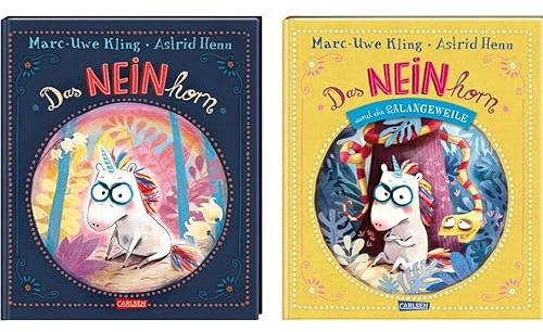 Mark-Uwe Kling | 3er Set als Hardcover | Das NEINhorn + Das NEINhorn 2 und die SchLANGEWEILE + Das NEINhorn Kartenspiel