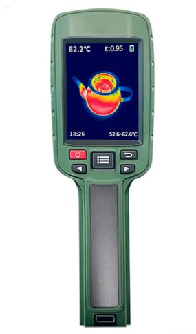 Telecamera Imaging Termico A Infraare Professionale 120x160pixel Sensibilità -20 ℃ ~ 400 ℃ La Temperatura Interrompe I Built Nella Fotocamera A Infrare Carta Da 16
