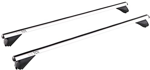SIXTOL ROOF Rack IN 1 Universal-Querträger für Autodach mit Montage auf integriertem Hagus, Thule Fahrradträger