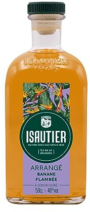 Isautier arrangierte Rum - Ombrained Banane - 40 ° - 1x50cl