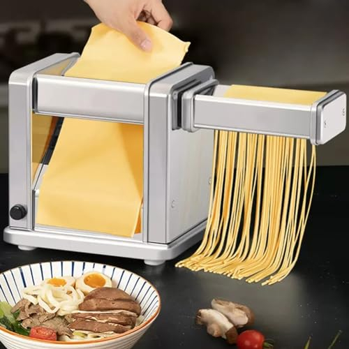 Máquina eléctrica de fideos, máquina de prensa de fideos, fabricante de pastas domésticas comerciales, máquina de masa de masa de masa inoxidable de acero inoxidable