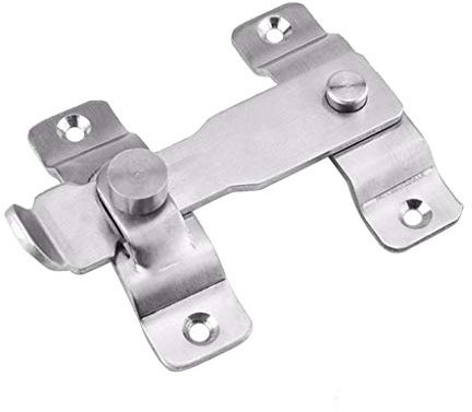 Verrouillage du pêne demi-tour, pêne du barillet d Garage en acier inoxydable de grange avec armoire à vis installation facile for serrure à loquet de porte fenêtre matériel de loquet coulissant sécur