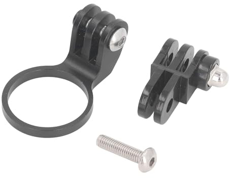 Fahrrad Vorbau Halterung Licht Halter Aluminium Poliert Einstellbar Fahrrad Vorbau Action Kamera Halterung für Outdoor Radfahren, Fahrradlenker Kamera Verlängerung Halterung