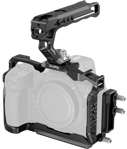 SMALLRIG Z6 III Camera Cage Kit Kamerakäfig for Nikon Z6 III, mit oberem Griff und Kabelklemme, Kamera Komplettkäfig Kit mit Anti-Twist Design, integrierte Schnellwechselplatte für Arca-Swiss - 4520
