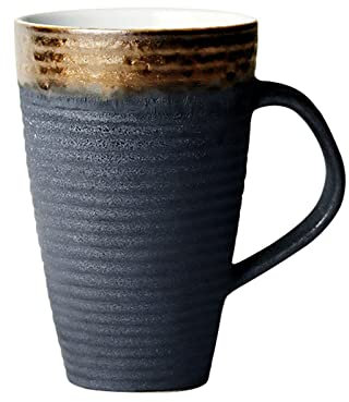 SDA287MZ Tasses à café Tasse de Style Vintage de 430ML, Tasse de thé de l'après-midi, Tasse de Petit déjeuner à la Maison, Tasse à café en céramique de Grande capacité Tazas Desayuno