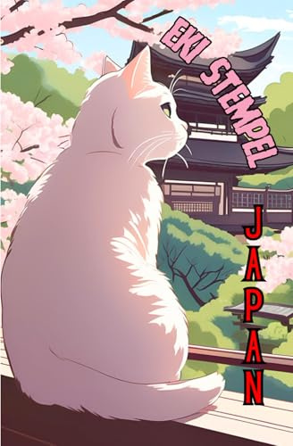 Das Japan Eki Stempelbuch mit Katzen, Eki Stamp Book, Das Japan Reisetagebuch für Stempel und Notizen: Erinnerungen an Japan (Eki Stempelbücher für deine Japanreise)