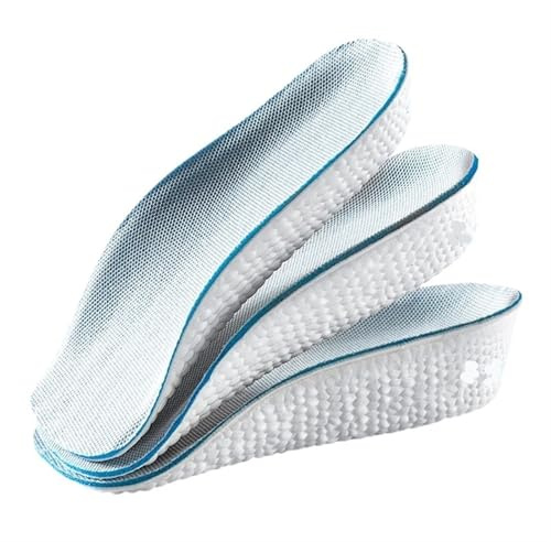 Medias plantillas de soporte de arco alto para aumentar la altura del talón, almohadillas de espuma viscoelástica para zapatos, medio cojín (1,5 cm)