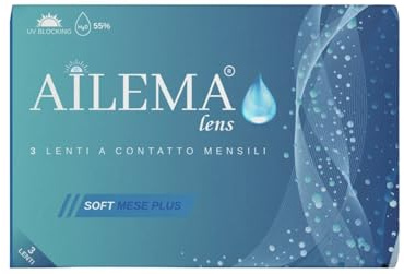 Lenti a Contatto Mensili – x3 | Per la Correzione della Miopia | Alta Idratazione e Comfort |Elevata Tollerabilità e Visione Nitida | Facili da Usare | Per Occhi Sensibili (Classico, -3.25)