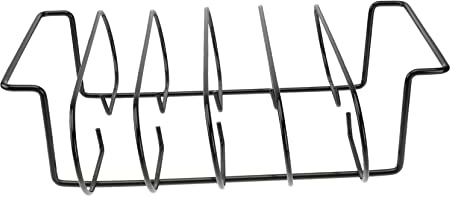 HIAKDOFT Côtes Support pour Barbecue Outil Métallique Pratique pour Cuisson De Viandes Et Rôtis