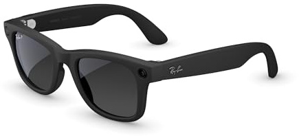 RAY-BAN Meta Gen 2 Wayfarer - AI Glasses for Men & Women - Matte Black | 12MP Camera, 3K Ultra HD Video, Voice Command, Open-Ear Audio, 8H Battery, Meta AI App - Polar Gradient Graphite Lenses