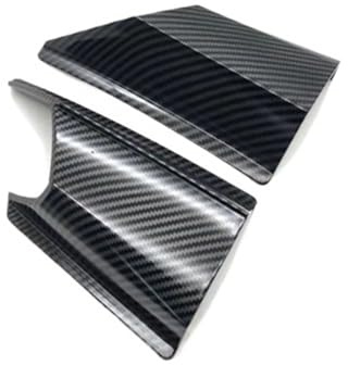 DGHBNP Spoiler per Moto Adatto per RC 390 250 200 125 ABS 2013-2020 Carenatura Spoiler aerodinamico Pannello Laterale Alettone Modifica Ala Vento Spoiler Anteriore(Carbon Fiber Look)