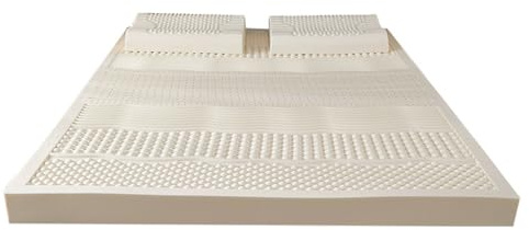 LCUVIMPEX Matratze aus natürlicher laktober Kompression und Keine Verformung, Wabenporenbelüftung, weich bequem, Latexmatratze(2.5cm,100x200cm (39x79in))
