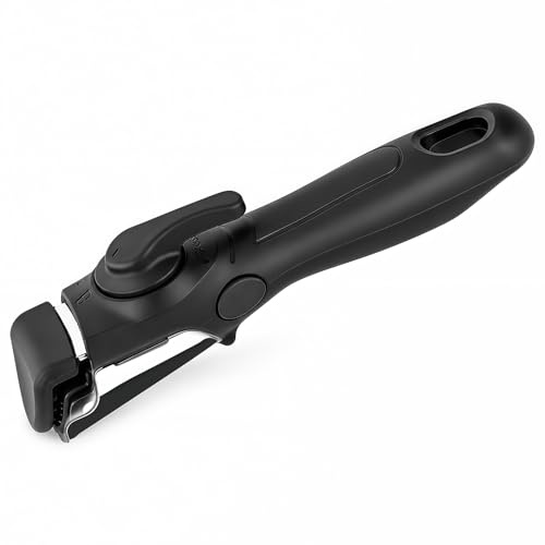 Mango Sarten Extraíble Universal, Resistente Desmontable al Calor Cacerola Mango para Sartenes Antideslizante con Bloqueo Seguro Compatible con Ollas y Ingenio