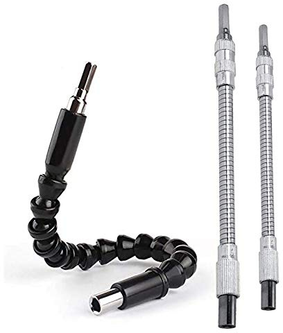 Flexibler Verlängerungsbohrer, Schaftbohrer, Schafthalter Schaft, 1/4 Zoll Sechskantbohrer, Verbindungsglied für Elektro-Bohrschrauber, Metall und Kunststoff für Computergehäuse, Möbel, Elektro, etc.