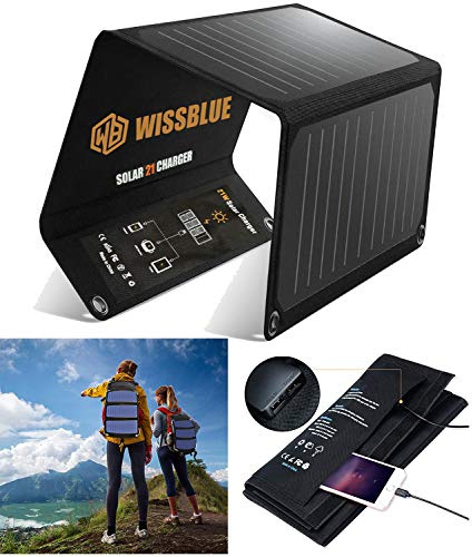 Tragbares faltbares Solarladegerät, 21 W, Dual-USB 2,4 A, schnelles Solar-Ladegerät, Solar-Ladegerät für Outdoor, Camping, Notfall etc, 21W
