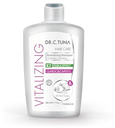 Kenparazzi Vitalisierendes Knoblauch-Shampoo 500 ML - schützt vor Bruch und Verschütten. Formel entwickelt und angereichert mit Knoblauch und Capixy, 1108062