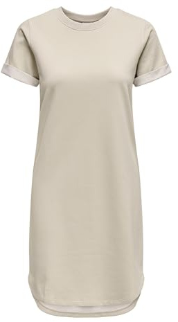 JdY JDYIVY S/S Robe JRS Noos Décontractée Chateau Gray, XL