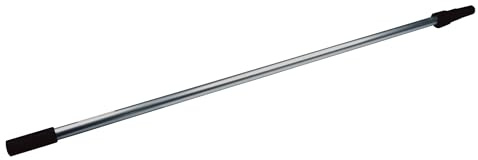 Amig - Manche télescopique pour rouleau de peinture en aluminium modèle. 4501 - Longueur : 1-2 m - Aide à peindre les recoins les plus hauts - Argenté