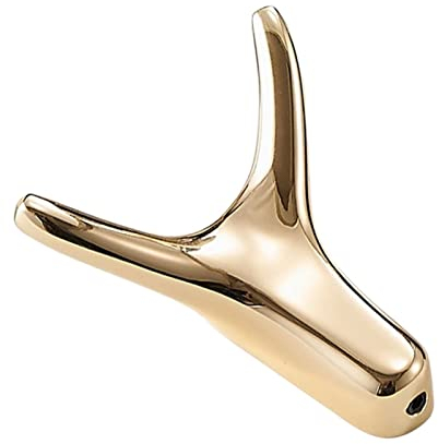 IMYOGI Garderobenhaken Wandgarderobe Wandgarderobe, Wandgarderobe, kreative Haken, Wandhaken aus Metall für den Eingangsbereich, Badezimmer, Schlafzimmer, Küche Hängegarderobe (Farbe: Gold)