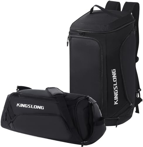 TPAID Seesäcke für Reisen, 40 l große Sporttaschen für Herren, wasserdichter Duffle Bag Rucksack mit Schuhfach, 60l Reisetasche