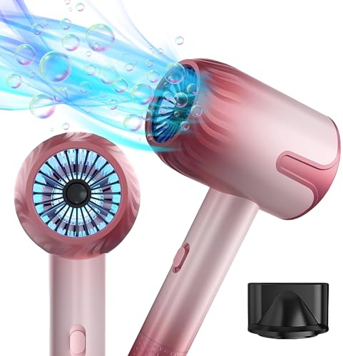 Hovineumoo Sèche-Cheveux Ionique Professionnel, 2300W, 3 Réglages de Chaleur, Pour la Maison, le Salon et Les Voyages - Avec Accessoires