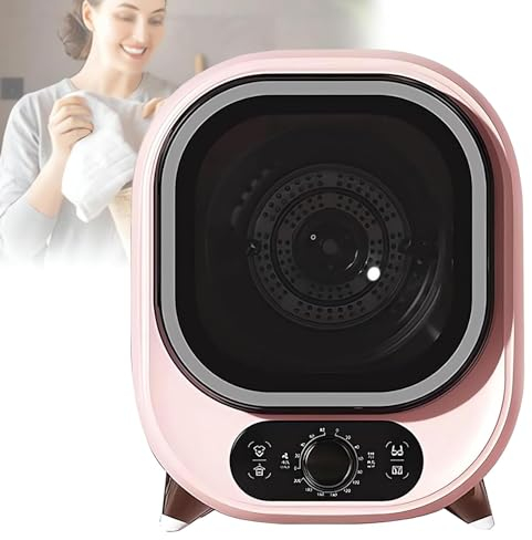 DPLXFPP Sèche-Linge À Condensateur Portable, Mini-Sèche-Linge Compact, Capacité Charge 0,8 Kg, Petit Sèche-Linge, Capacité De 5 Kg, Idéal pour Un Comptoir Ou Un Montage Mural,C