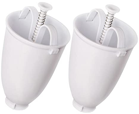 LABRIMP Molde para Hacer Donas de Cocina 2 Piezas, Plástico, Herramienta para Repostería Casera, Apto para Uso Doméstico y Comercial, Adecuado para Hacer Postres y Donas DIY